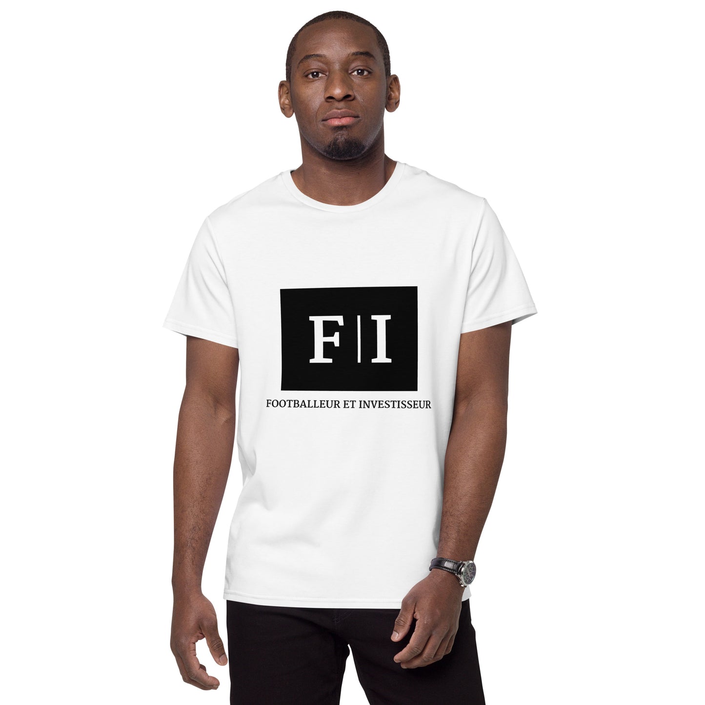 T-shirt premium en coton homme